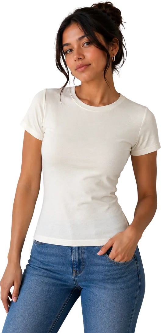 Baby Tees manga corta · cadera